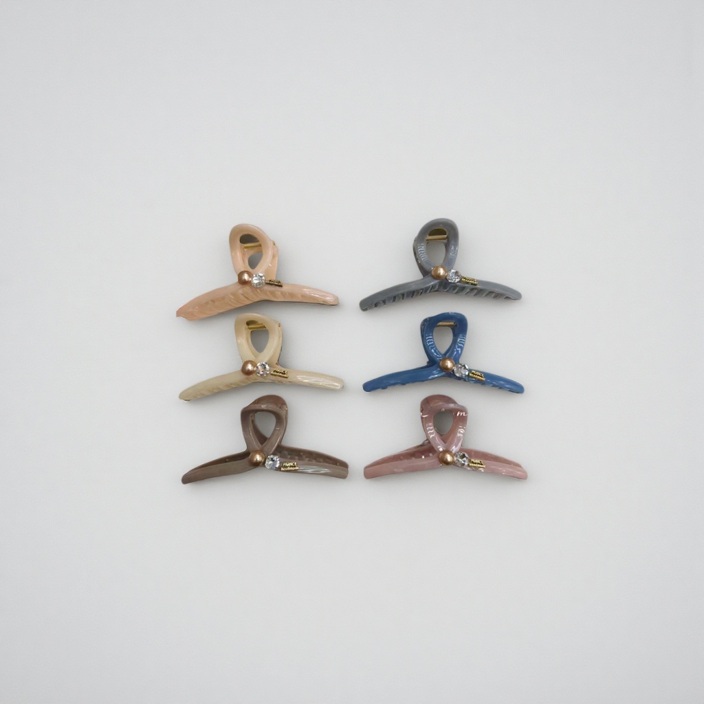 Colorful hair clips, children's anti-slip silicone clips, multi-color combination set, suitable for daily hair tying Specification image