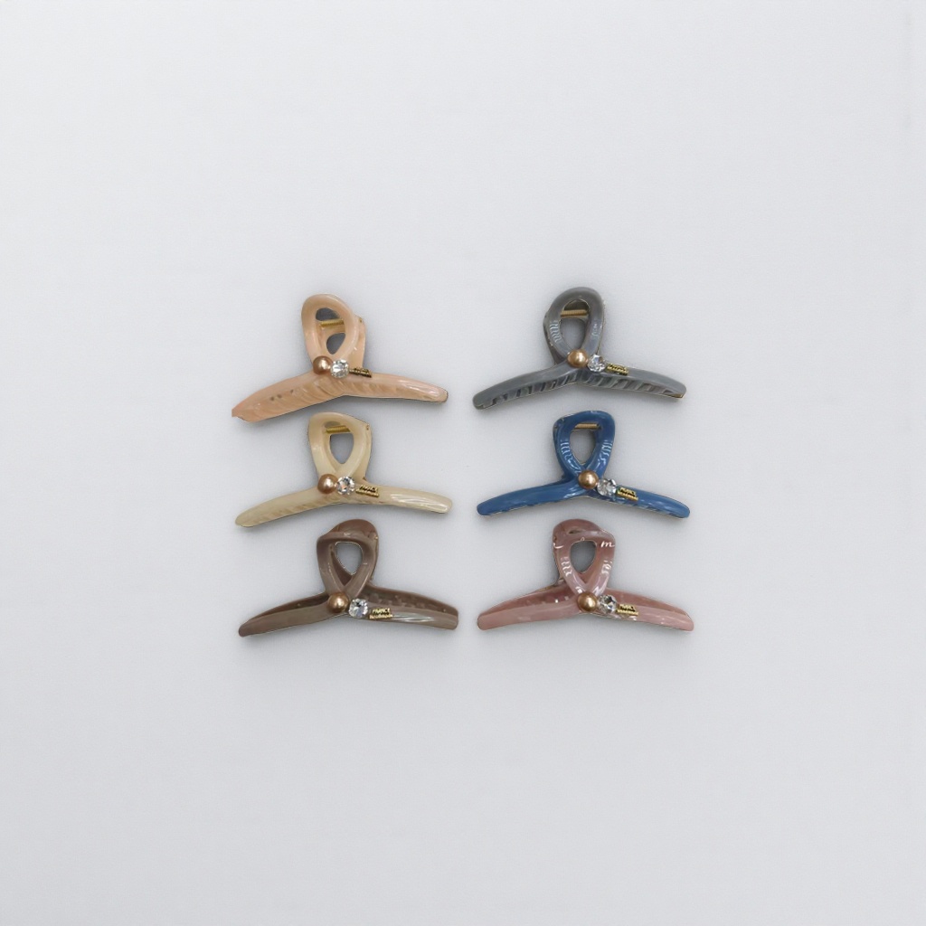 Colorful hair clips, children's anti-slip silicone clips, multi-color combination set, suitable for daily hair tying