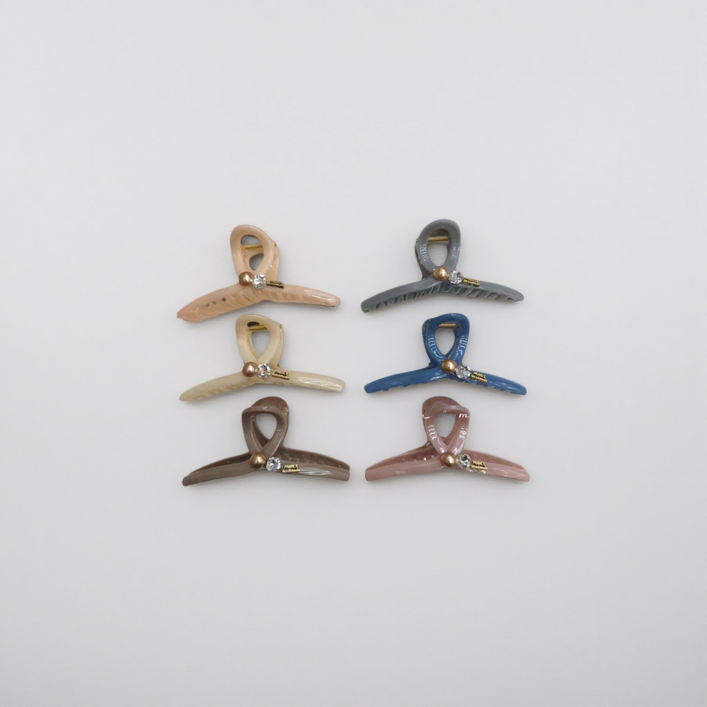Colorful hair clips, children's anti-slip silicone clips, multi-color combination set, suitable for daily hair tying Application Scenario