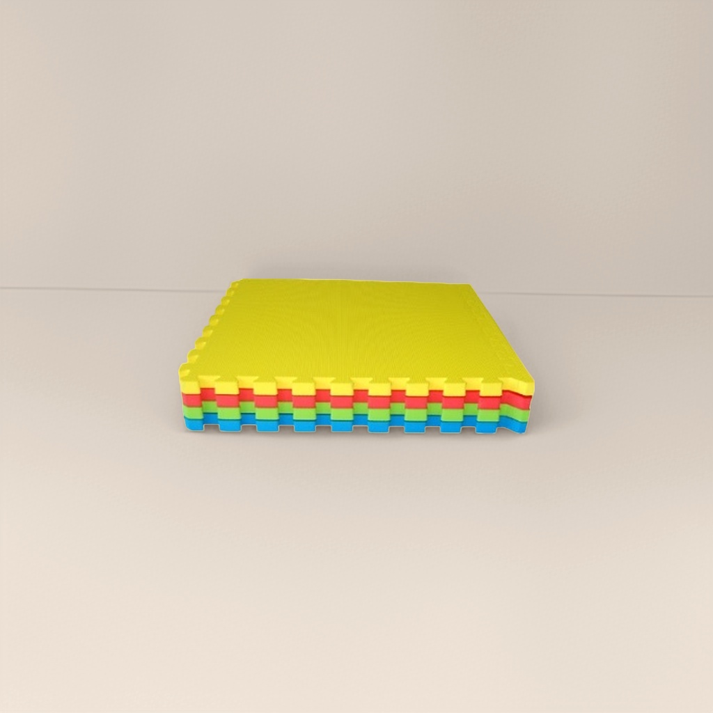 Colorful spliced foam floor MATS, children's crawling MATS, thickened anti-slip and soundproof, suitable for living rooms and bedrooms Specification image