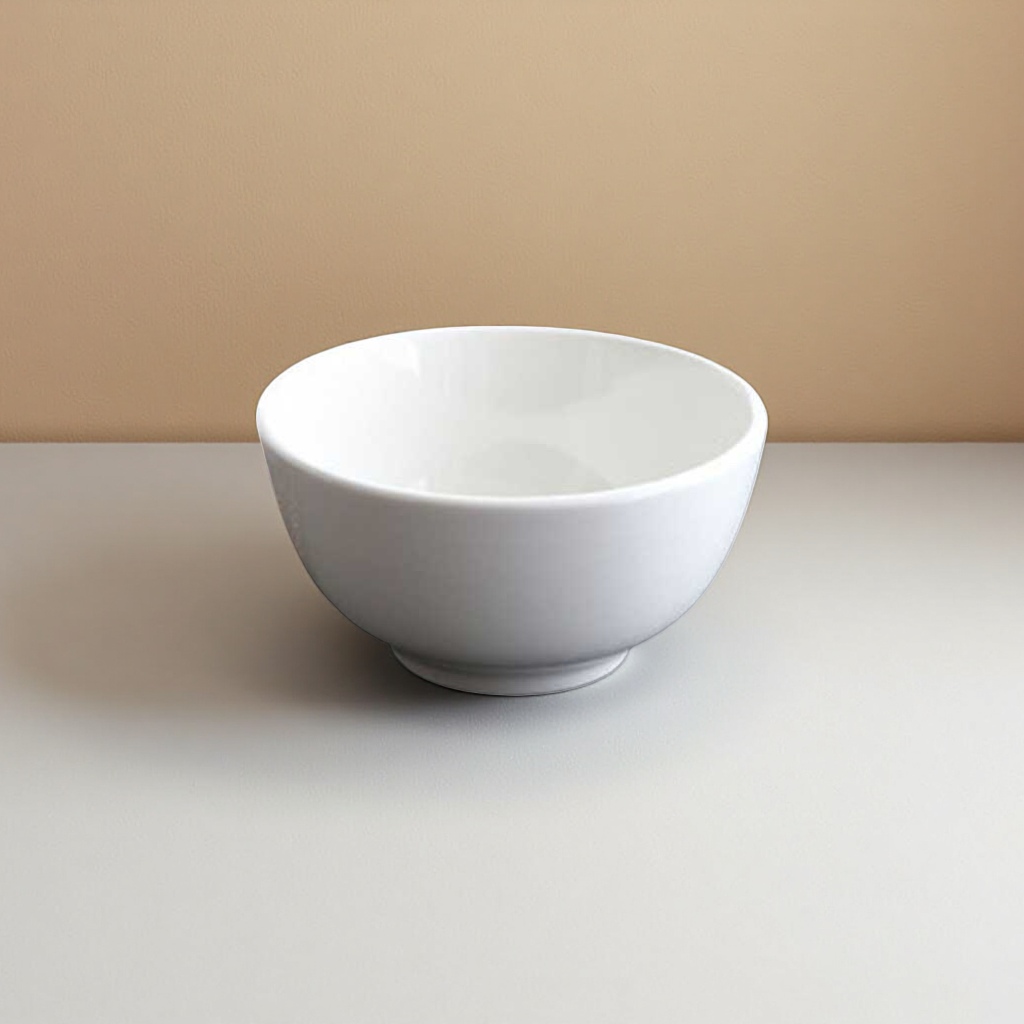 White porcelain bowls, high-temperature calcined bone China bowls, breakfast bowls, noodle bowls, light luxury home tableware