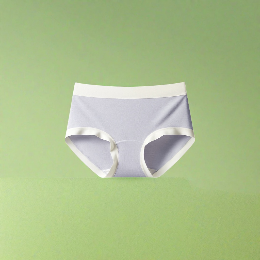 Quiet grey pure cotton men's underwear, simple, comfortable and breathable four-corner pants