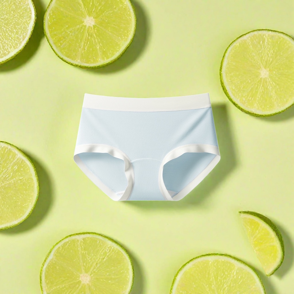 Lake blue pure cotton men's underwear, simple, comfortable and breathable four-corner shorts Application Scenario