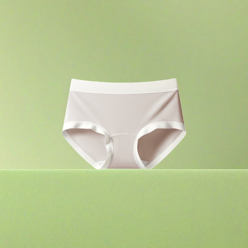 Milk coffee-colored pure cotton men's underwear with flat corners, comfortable, breathable and seamless basic style details Picture