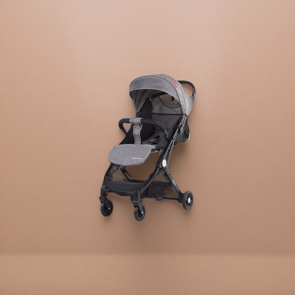 Carrito de bebé gris aleación de aluminio esqueleto una llave para recoger el coche recién nacido aplicable Specification image
