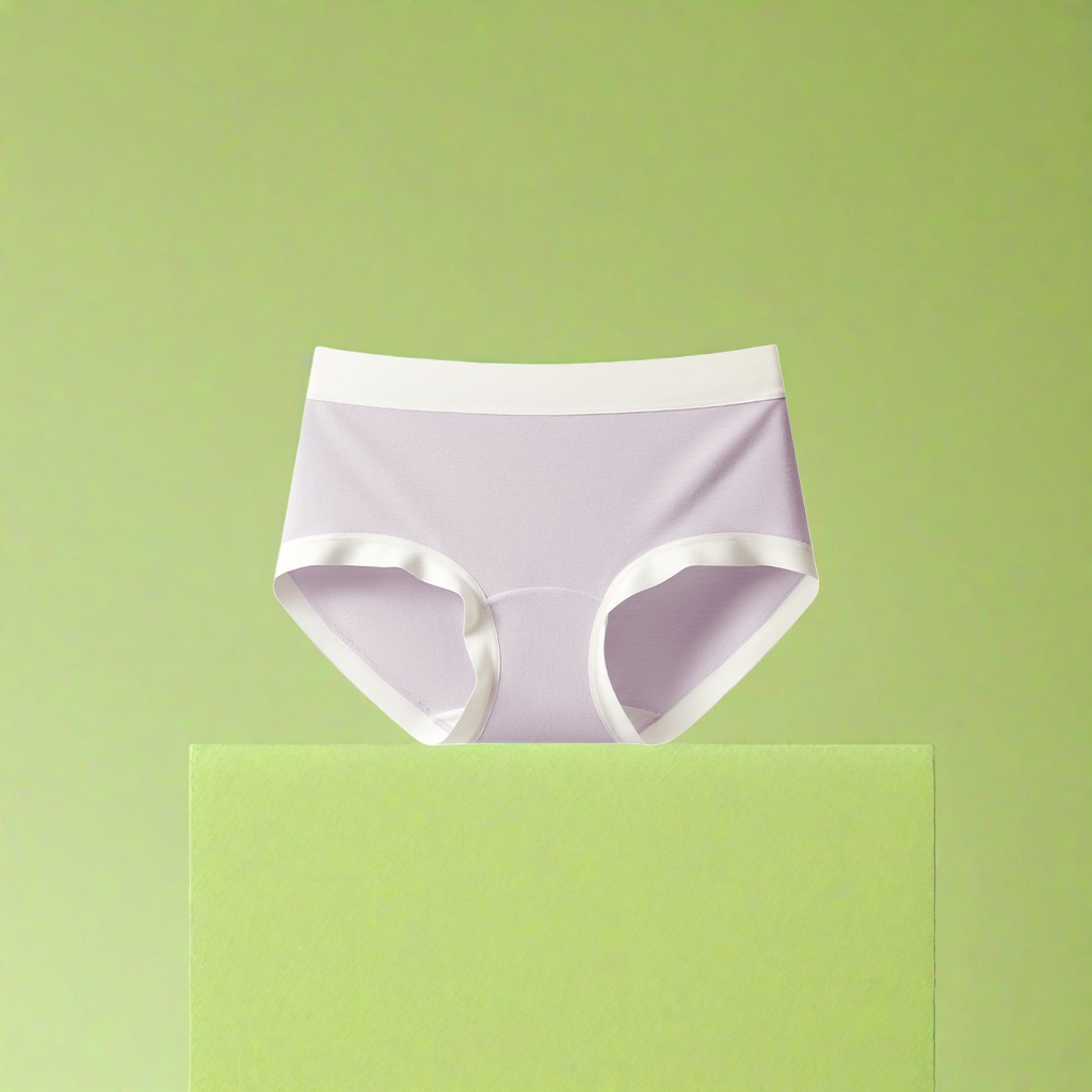 Light grayish-purple modal cotton underwear for women, solid color, simple, comfortable and breathable Application Scenario