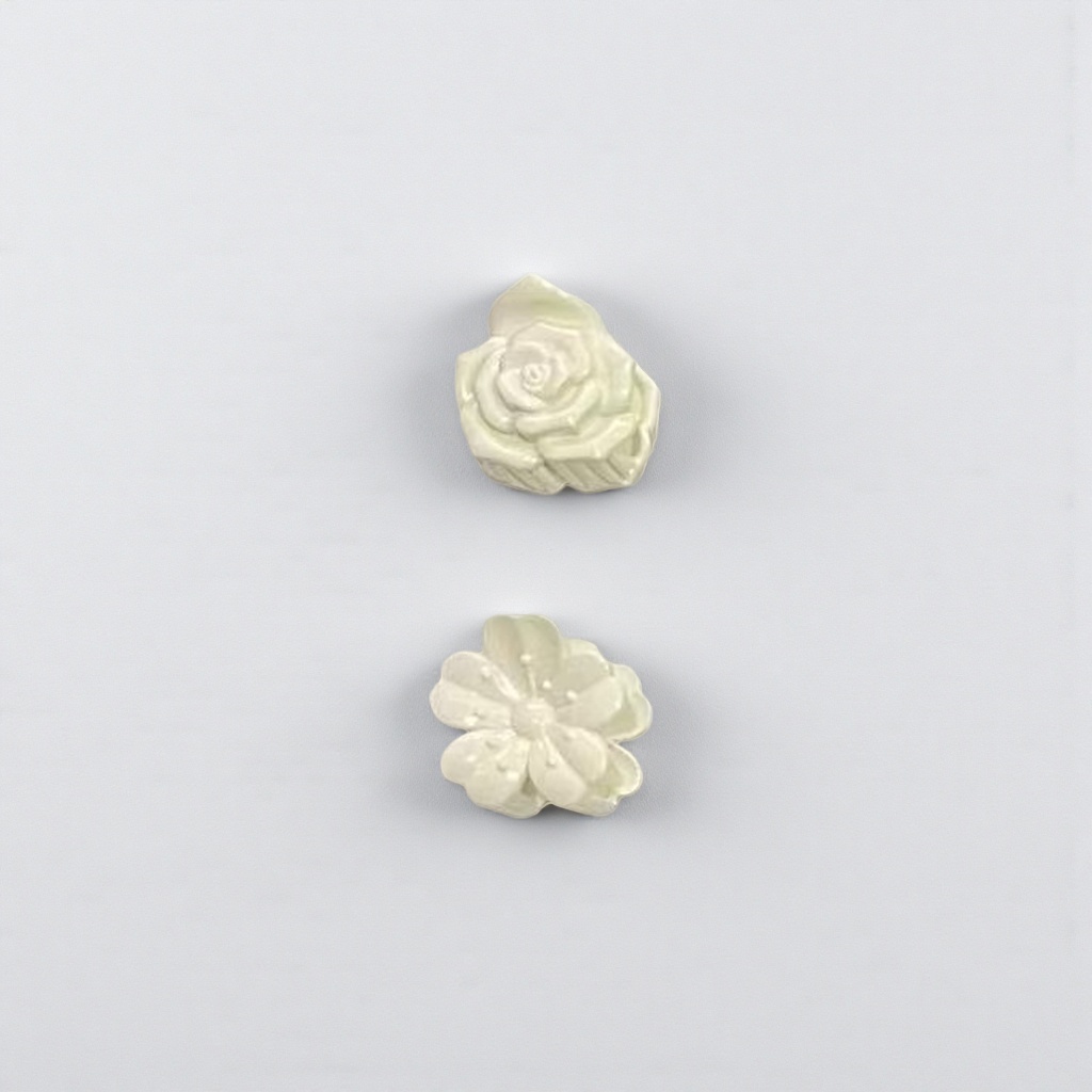 白色花朵造型装饰品 家居摆件 墙面挂饰 室内软装点缀