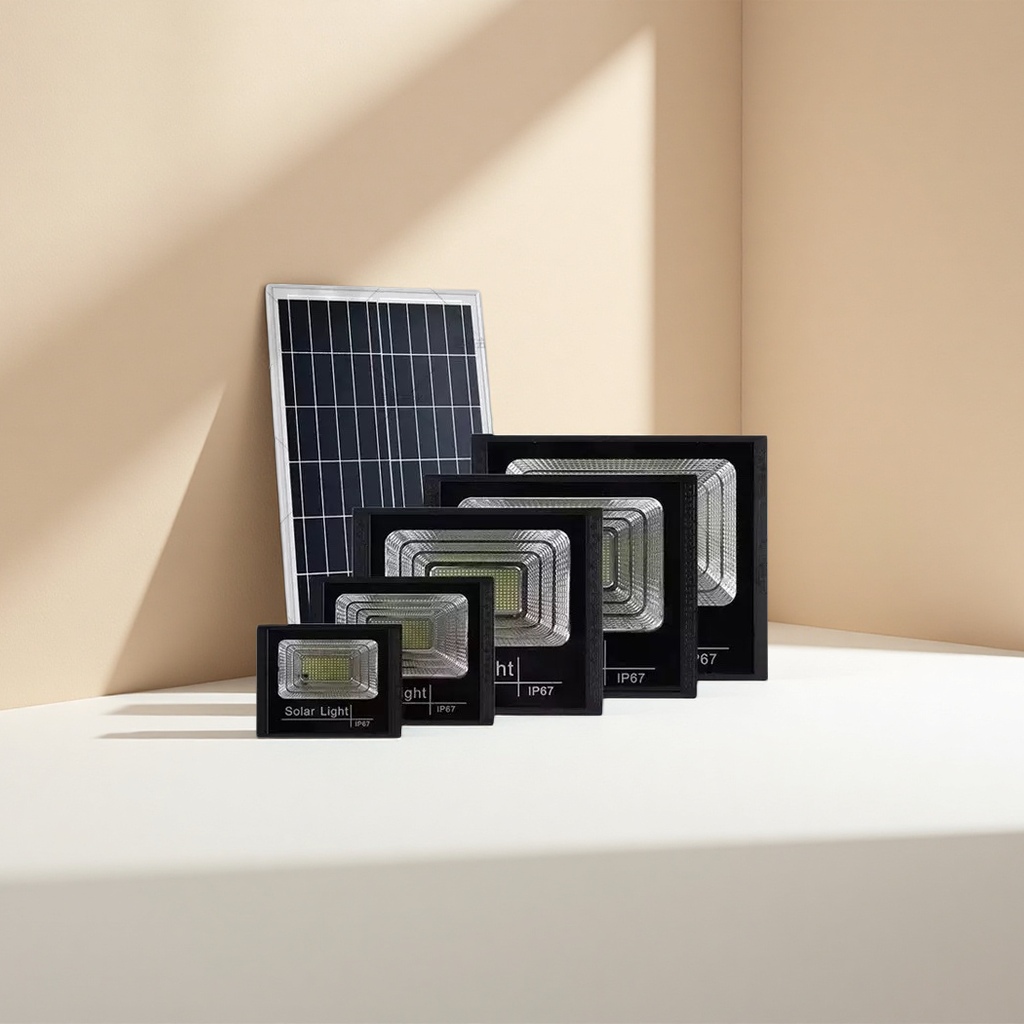 太阳能投光灯/亚明投光灯/300W/太阳能照明灯/招牌产品图