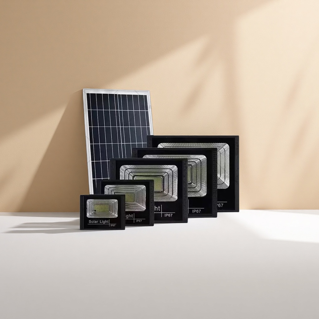 太阳能投光灯/亚明投光灯/300W/太阳能照明灯/招牌细节图