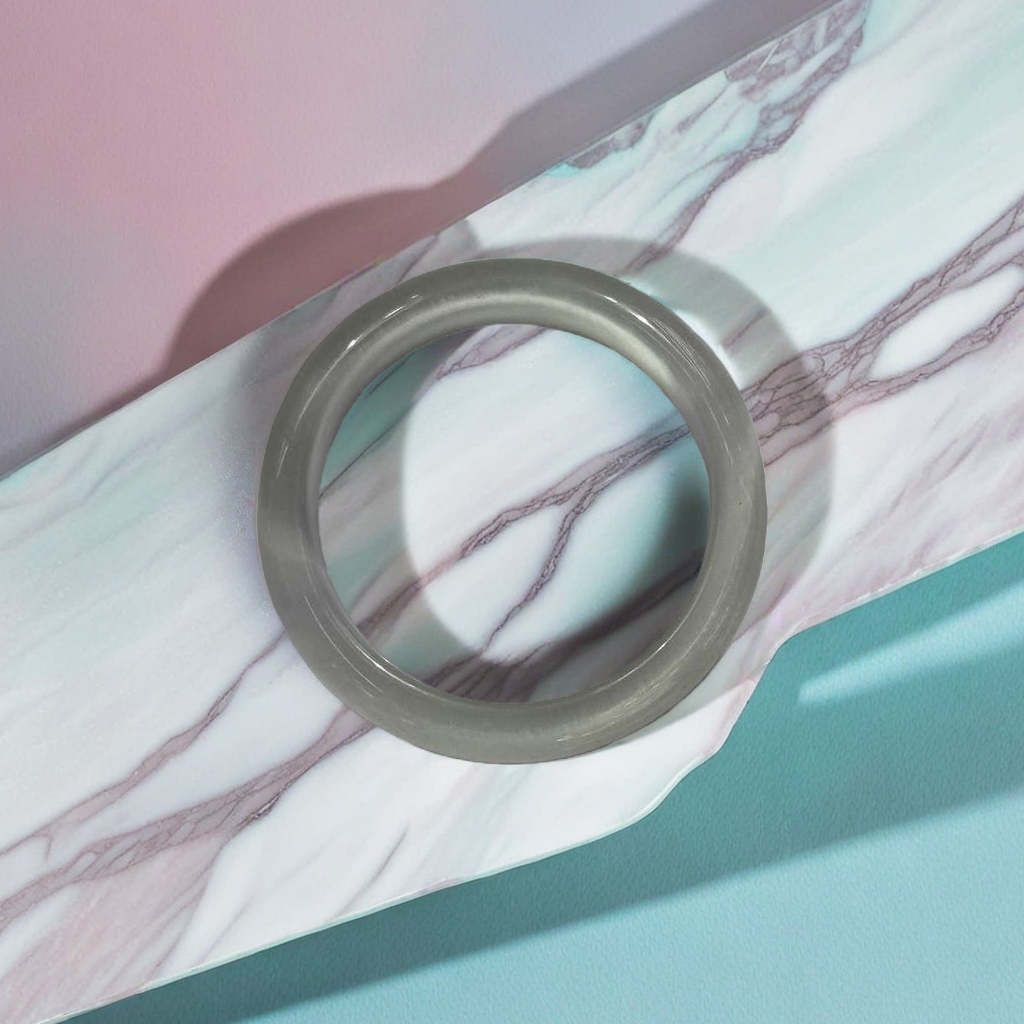 Natural A-grade white jade bracelet and Hetian jade bracelet, A jade accessory for ladies to wear details Picture