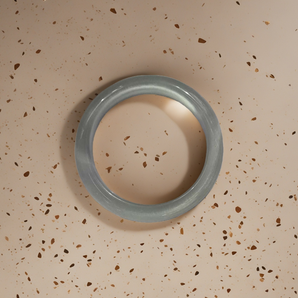 Natural A-grade white jade bracelet and Hetian jade bracelet, A jade accessory for ladies to wear Specification image
