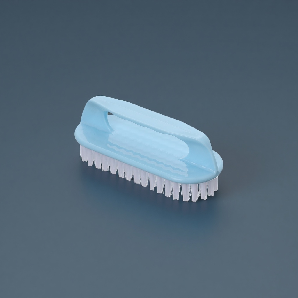 Light blue handle toothbrush with soft bristles for oral hygiene Specification image