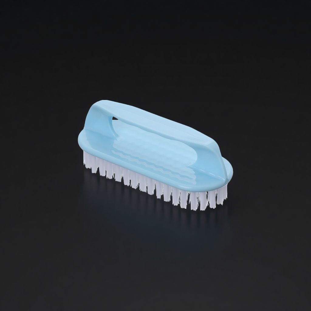 Light blue handle toothbrush with soft bristles for oral hygiene Application Scenario