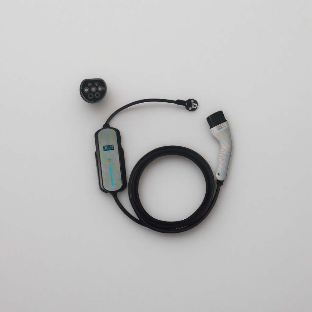 Black European standard 16A charging cable dedicated to the Xiaoqiu charging gun Application Scenario