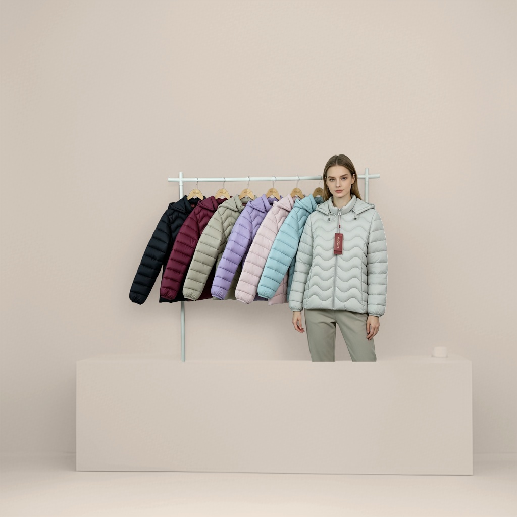 女式棉衣冬装加厚保暖棉服连帽外套女装 details Picture