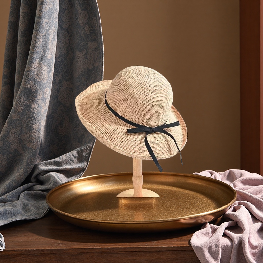 Korean adult hats, women's summer Korean straw hats, sun protection hats Application Scenario