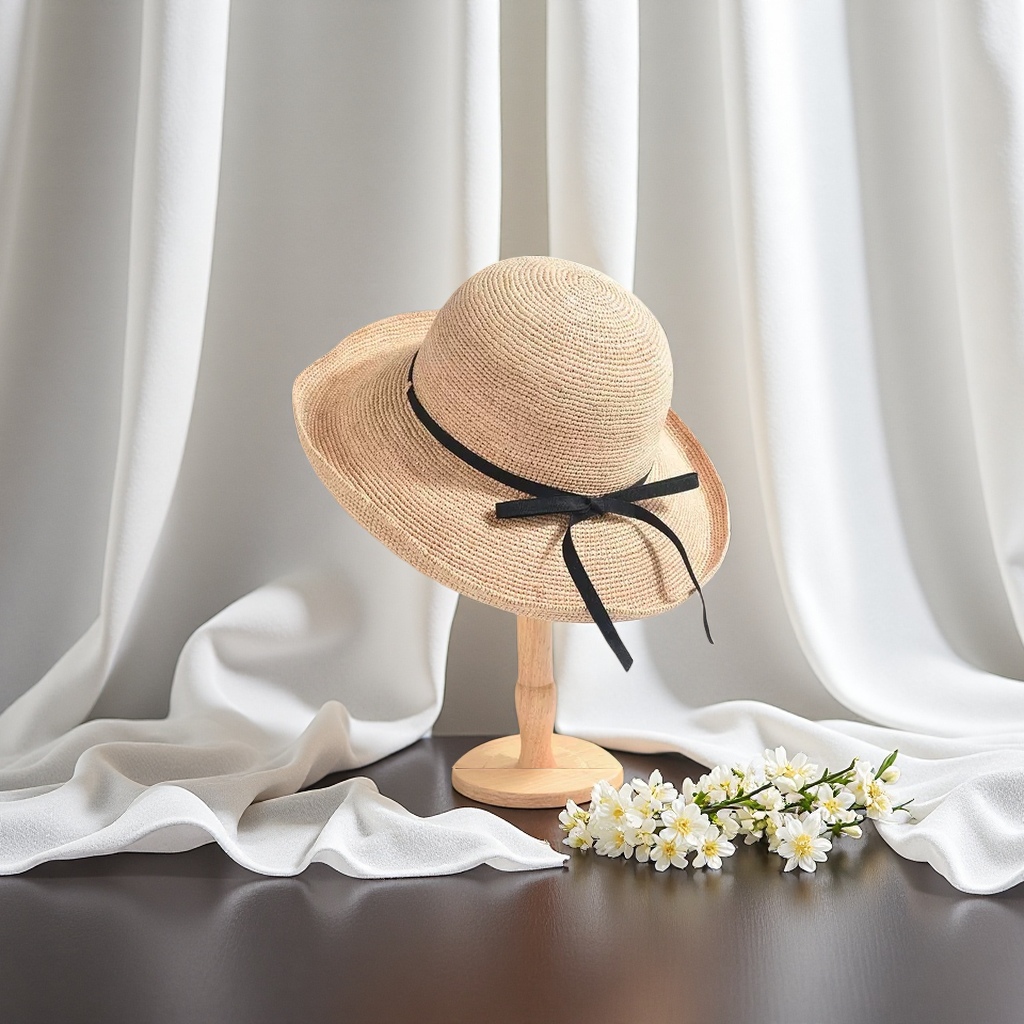 Korean adult hats, women's summer Korean straw hats, sun protection hats