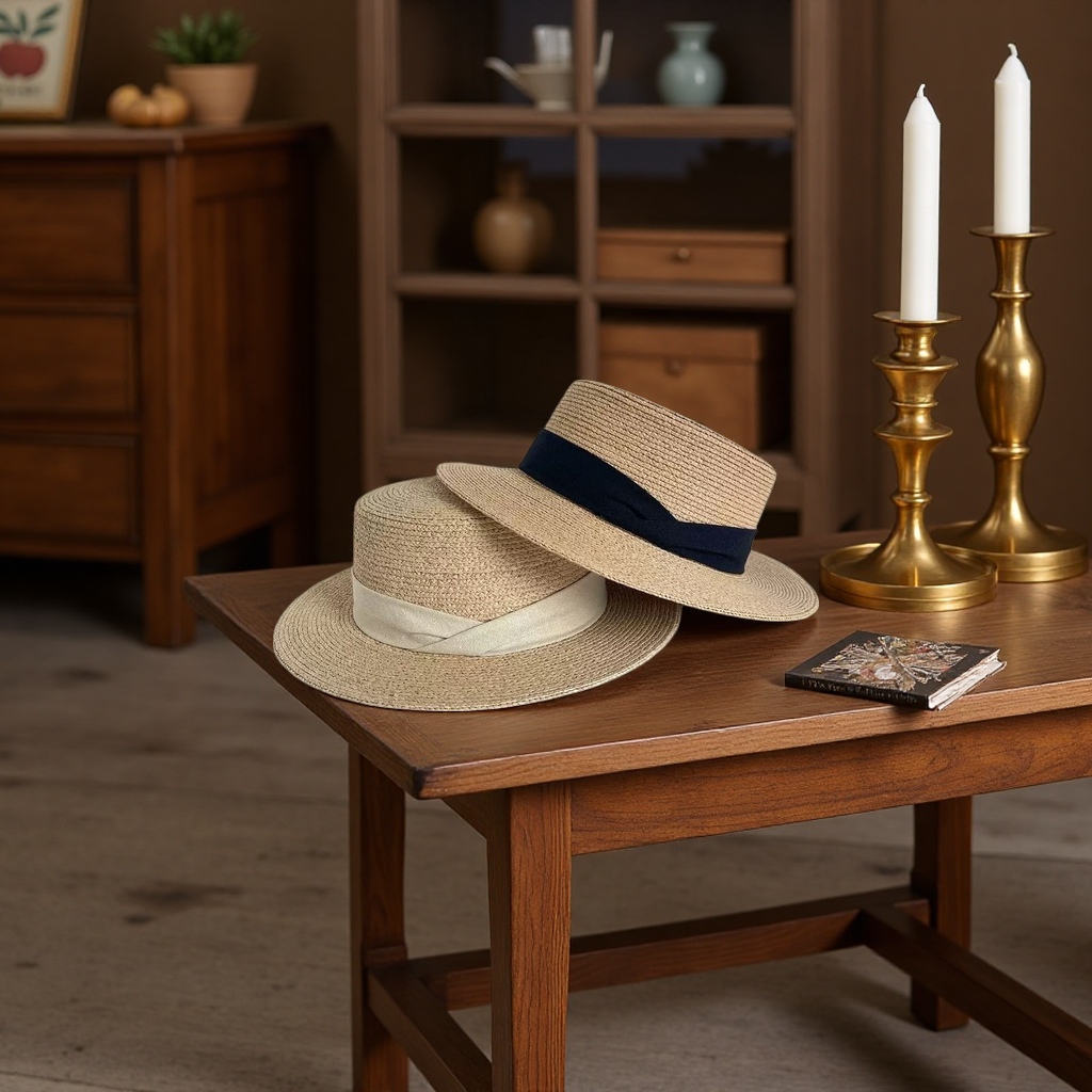 Beige straw woven hat, Korean adult hat, women's summer Korean straw hat, sun protection hat, sun and beach vacation hat Application Scenario