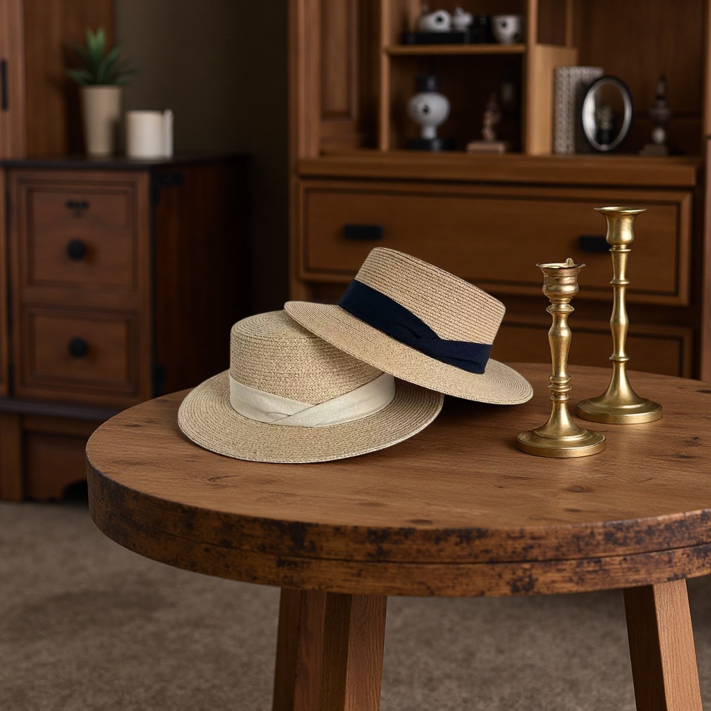 Beige straw woven hat, Korean adult hat, women's summer Korean straw hat, sun protection hat, sun and beach vacation hat