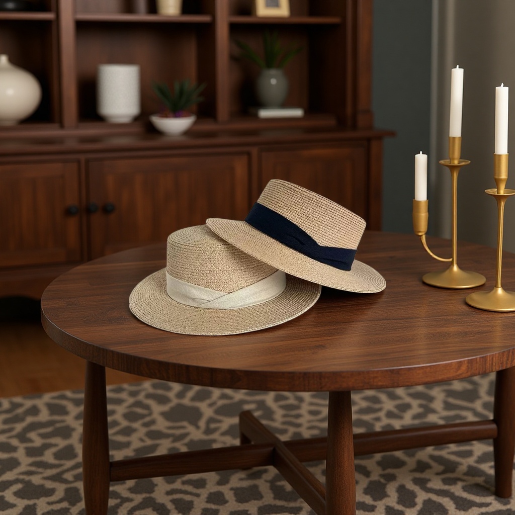 Beige straw woven hat, Korean adult hat, women's summer Korean straw hat, sun protection hat, sun and beach vacation hat details Picture