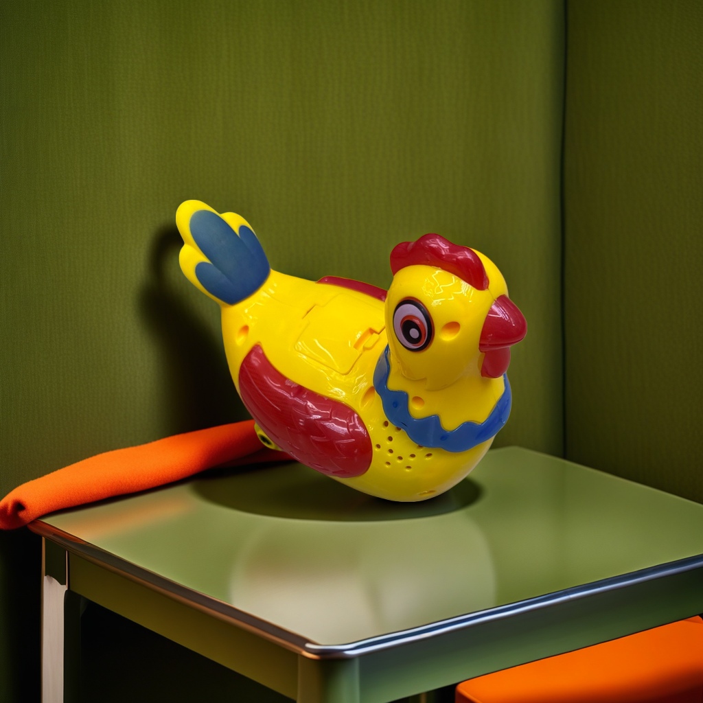 Yellow toy chicken, children's educational plush chicken doll, cute soothing toy
