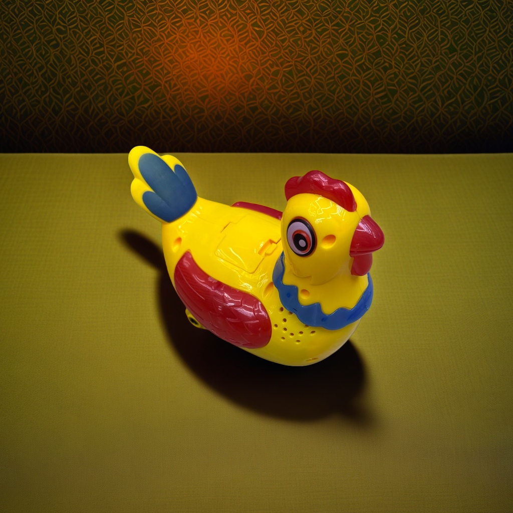 Yellow toy chicken, children's educational plush chicken doll, cute soothing toy Specification image