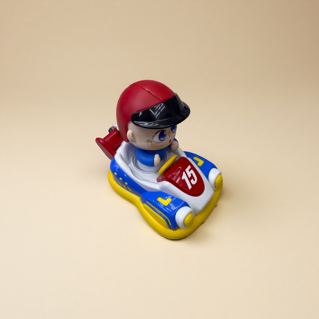 Colorful racing toy car, children's educational remote control alloy model car