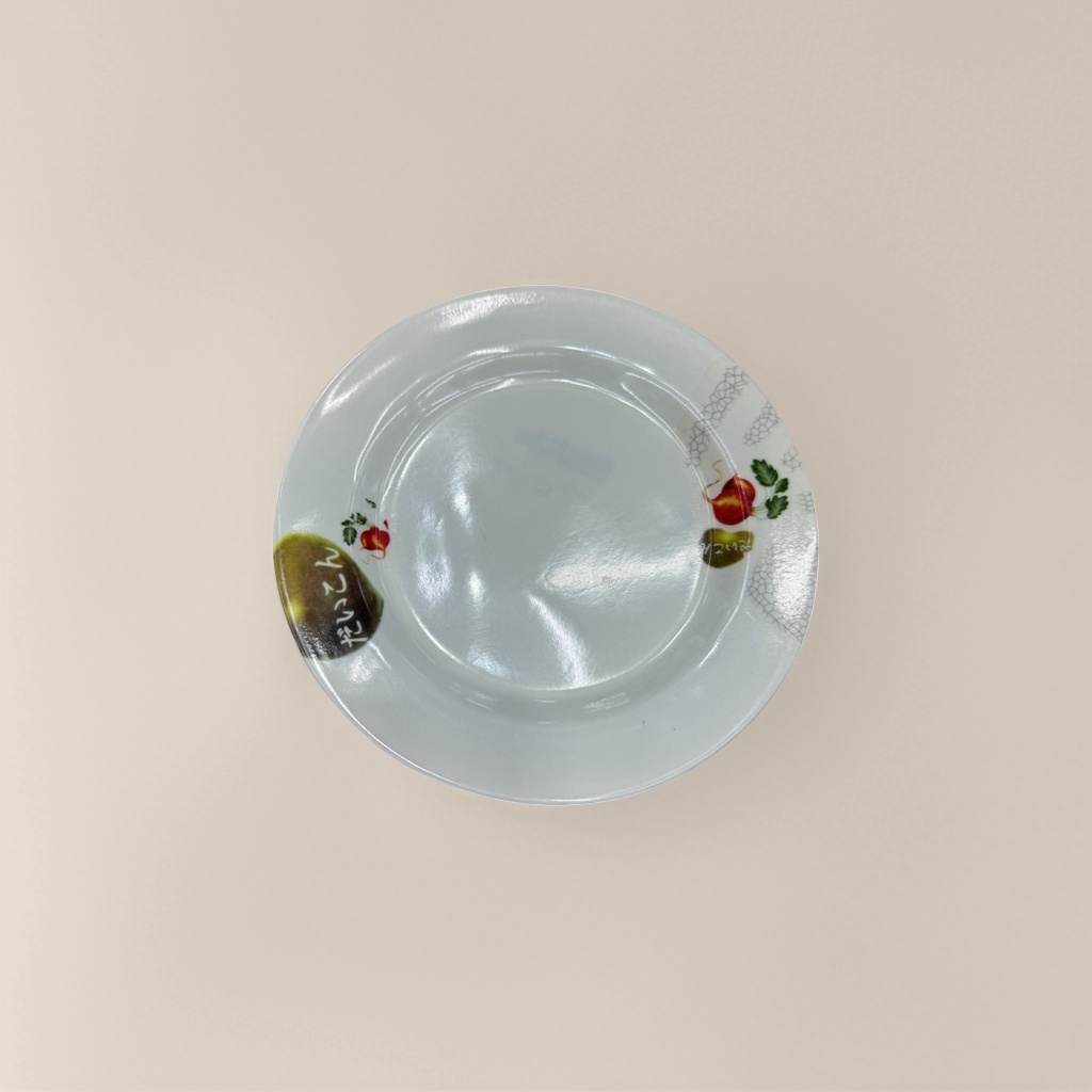 白色陶瓷盘子家用简约餐盘圆形盛菜盘