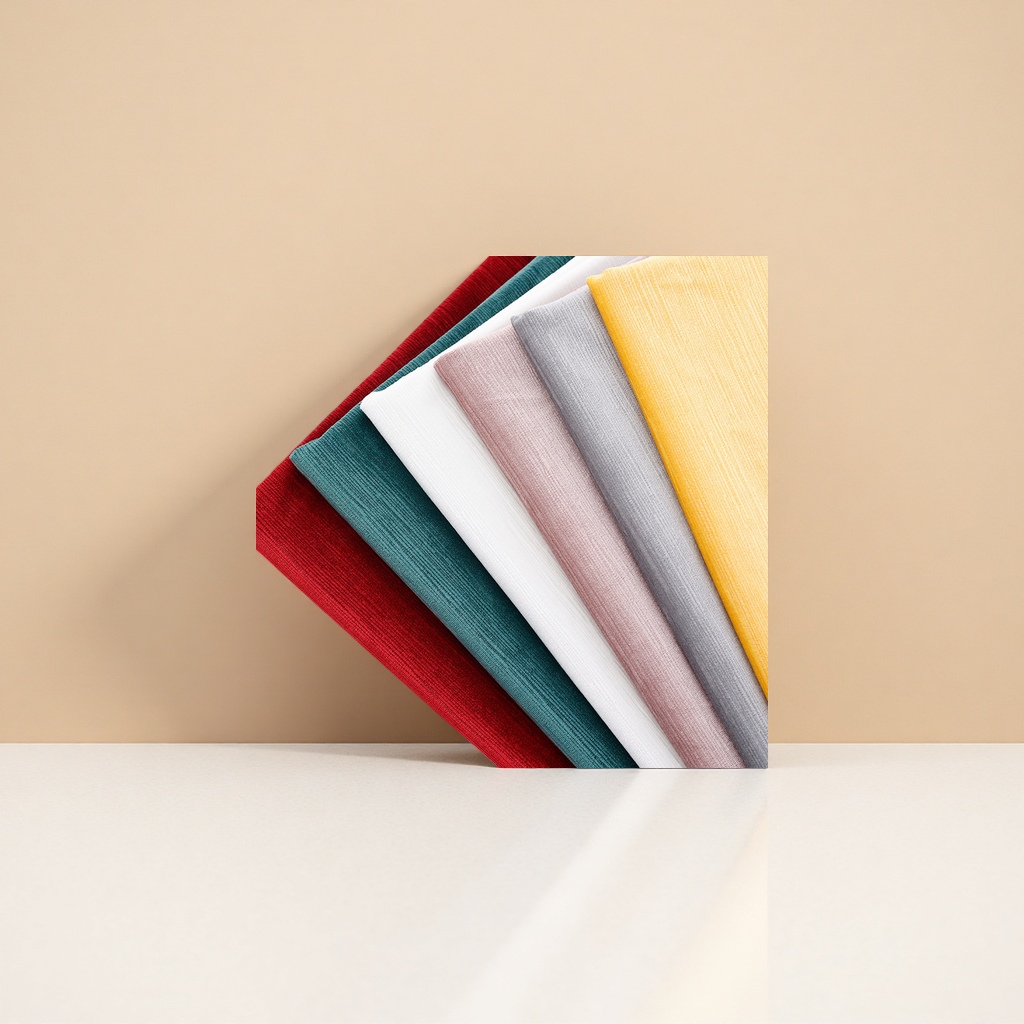 Handmade fabric decorative materials made by stacking and combining colorful striped cotton and linen fabrics Specification image