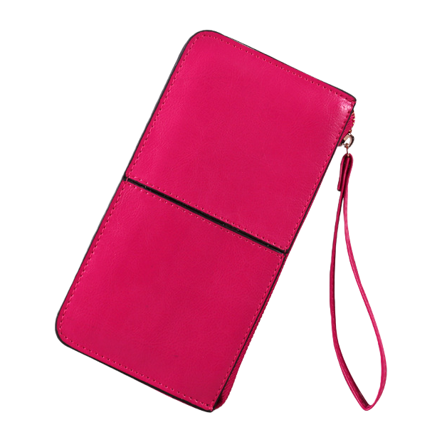 محفظة السيدة ماي من الجلد الأحمر هي خفيفة الوزن Item Picture
