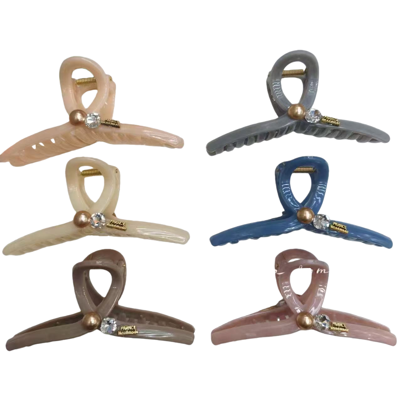 Colorful hair clips, children's anti-slip silicone clips, multi-color combination set, suitable for daily hair tying Item Picture