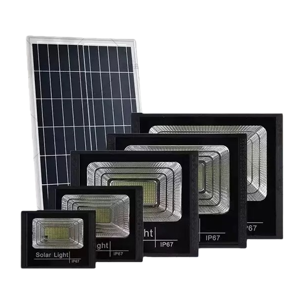 太阳能投光灯/亚明投光灯/300W/太阳能照明灯/招牌白底实物图