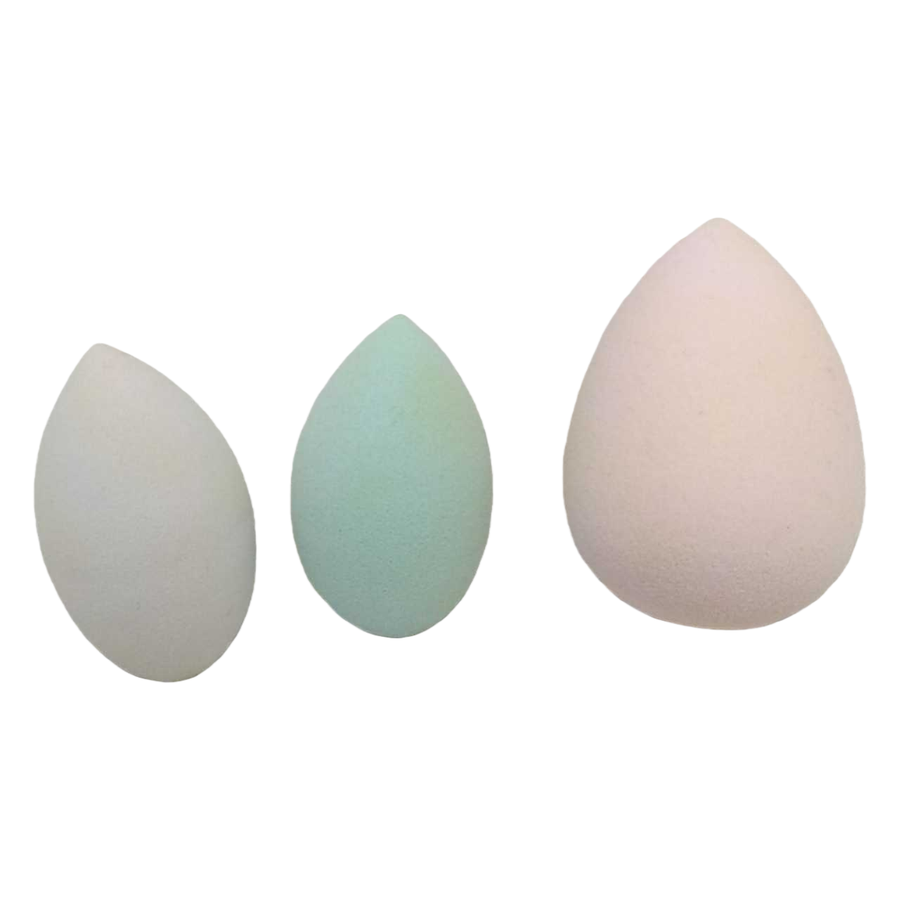 مكياج أخضر فاتح وردي وأبيض بقع على أدوات المكياج Item Picture