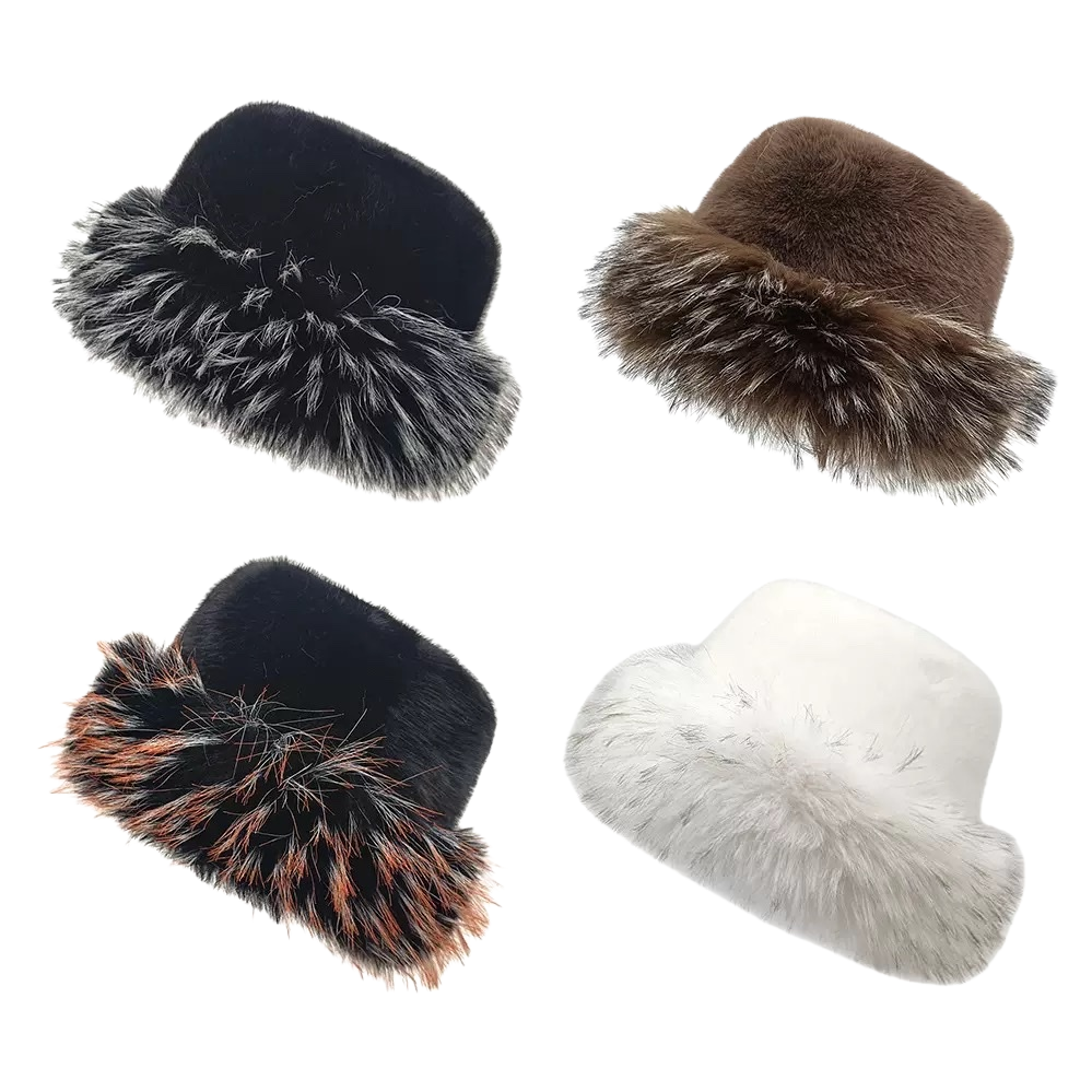 The plush hat is warm and cute, a new autumn and winter style for both men and women Item Picture