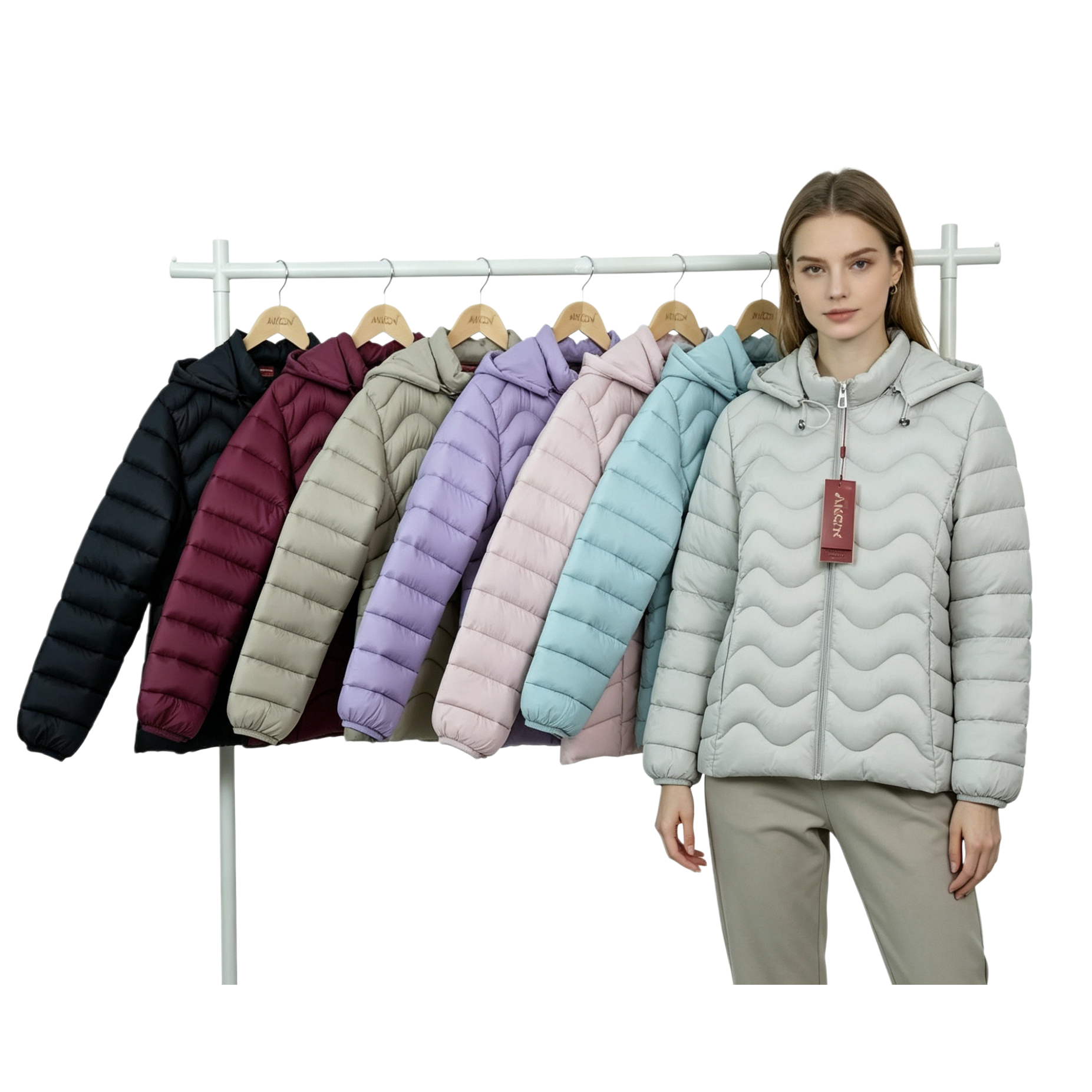 女式棉衣冬装加厚保暖棉服连帽外套女装 Item Picture