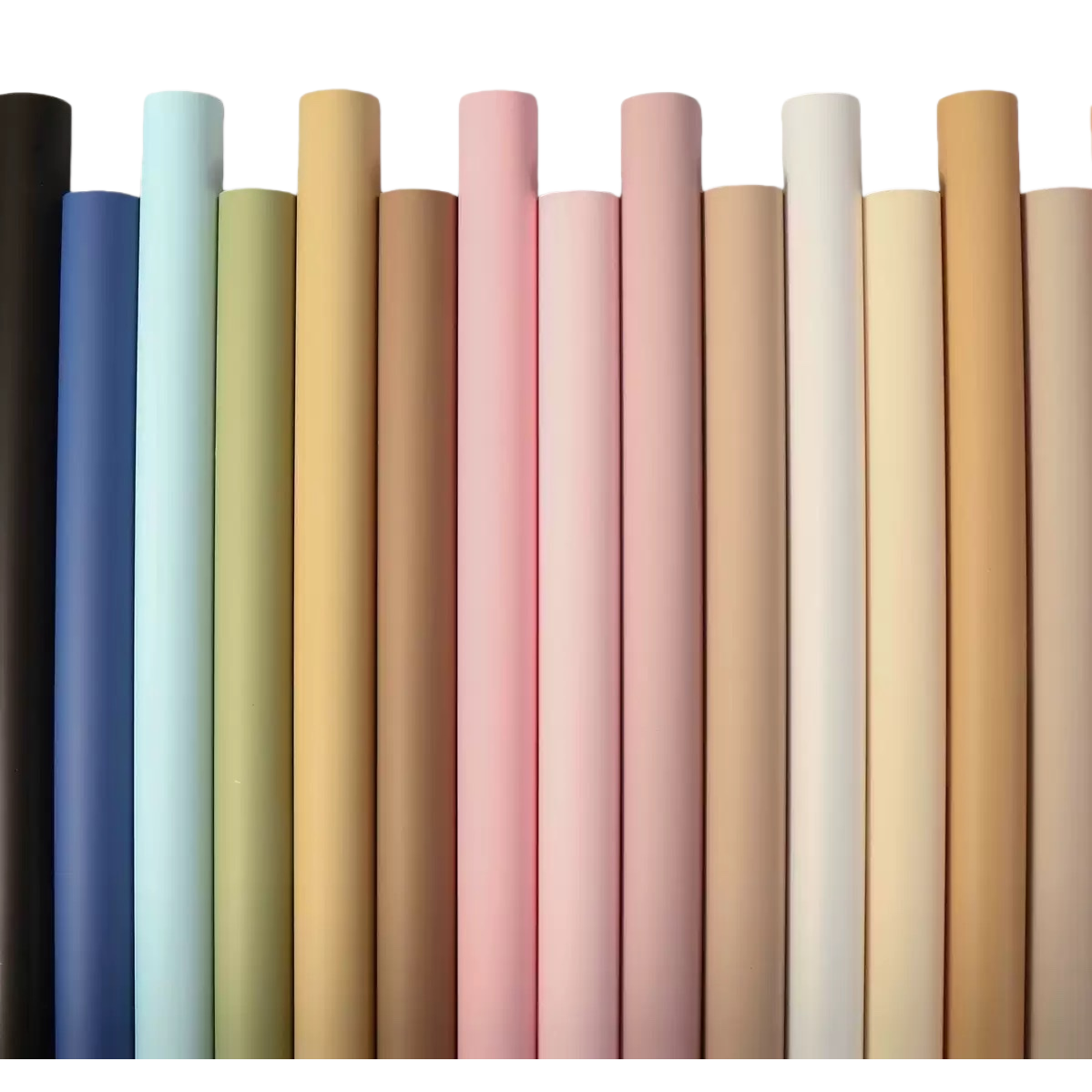 Light-colored packaging paper roll, 30cm wide and 10m long, solid color matte kraft paper roll, for manual packaging Item Picture