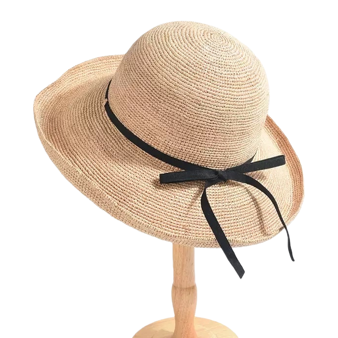 Korean adult hats, women's summer Korean straw hats, sun protection hats Item Picture