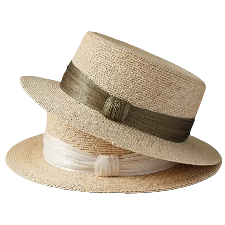 Beige straw top hat, Korean-style adult hat, women's summer Korean-style straw hat, sun protection hat, summer vacation shows elegance Item Picture