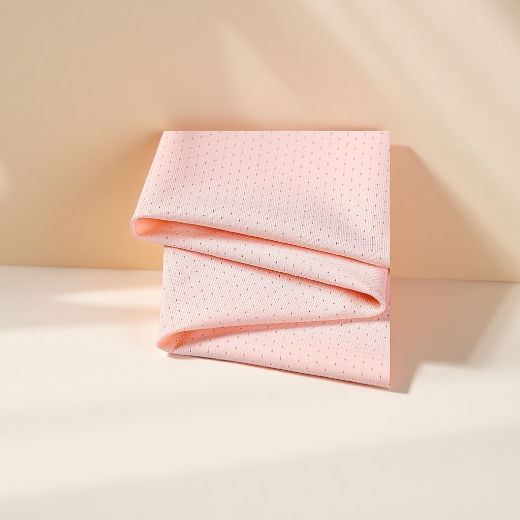 Pink mesh fabric, breathable and lightweight, is a DIY handcrafted material for women's clothing accessories Application Scenario