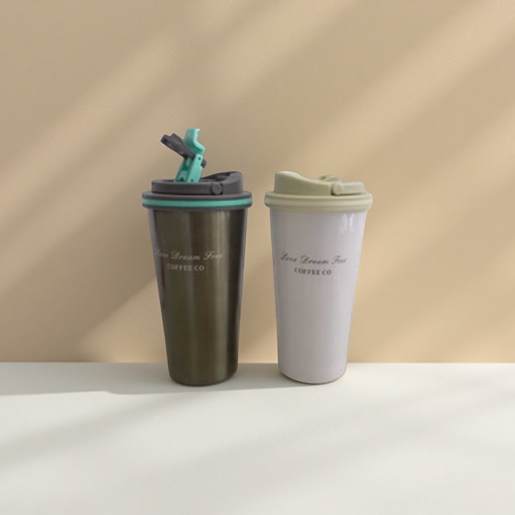 榴莲吸管杯儿童夏季可爱水杯陶瓷杯垫白胚咖啡杯