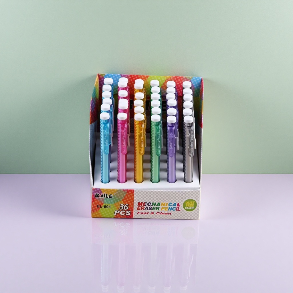 الأقلام المطاطية المطاطية الملونة بألوان مختلفة Specification image