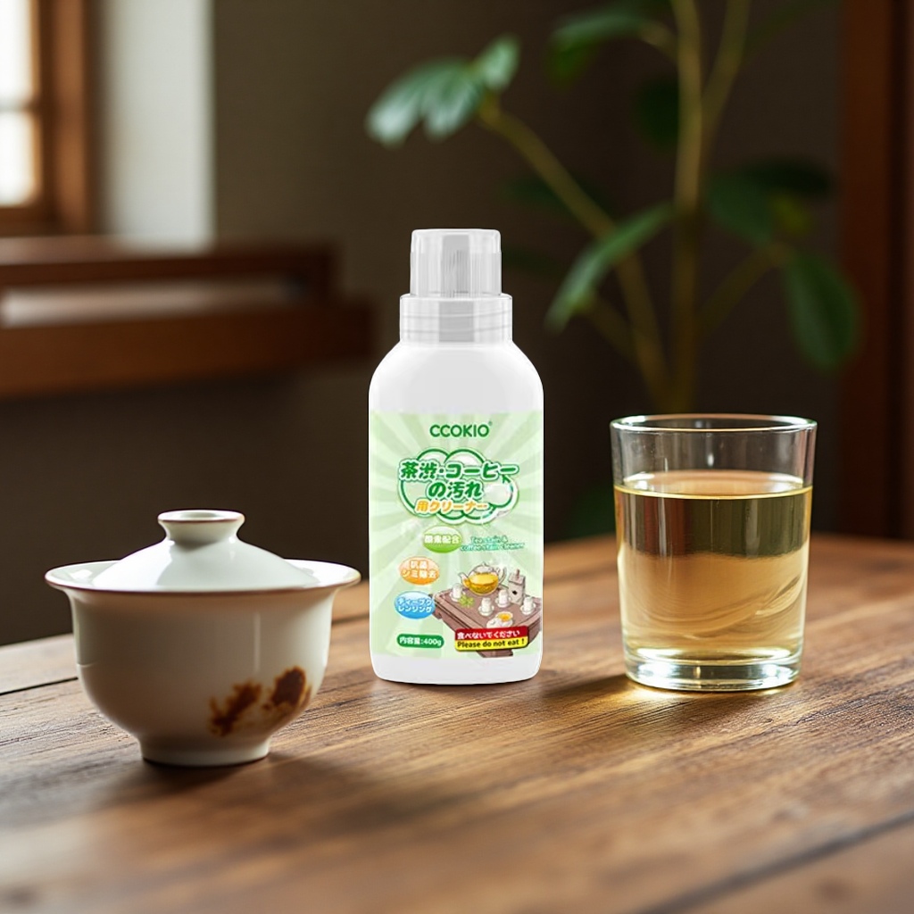 日本ccokio酷优客茶垢咖啡渍清洁剂抗菌茶杯专用去除茶渍
