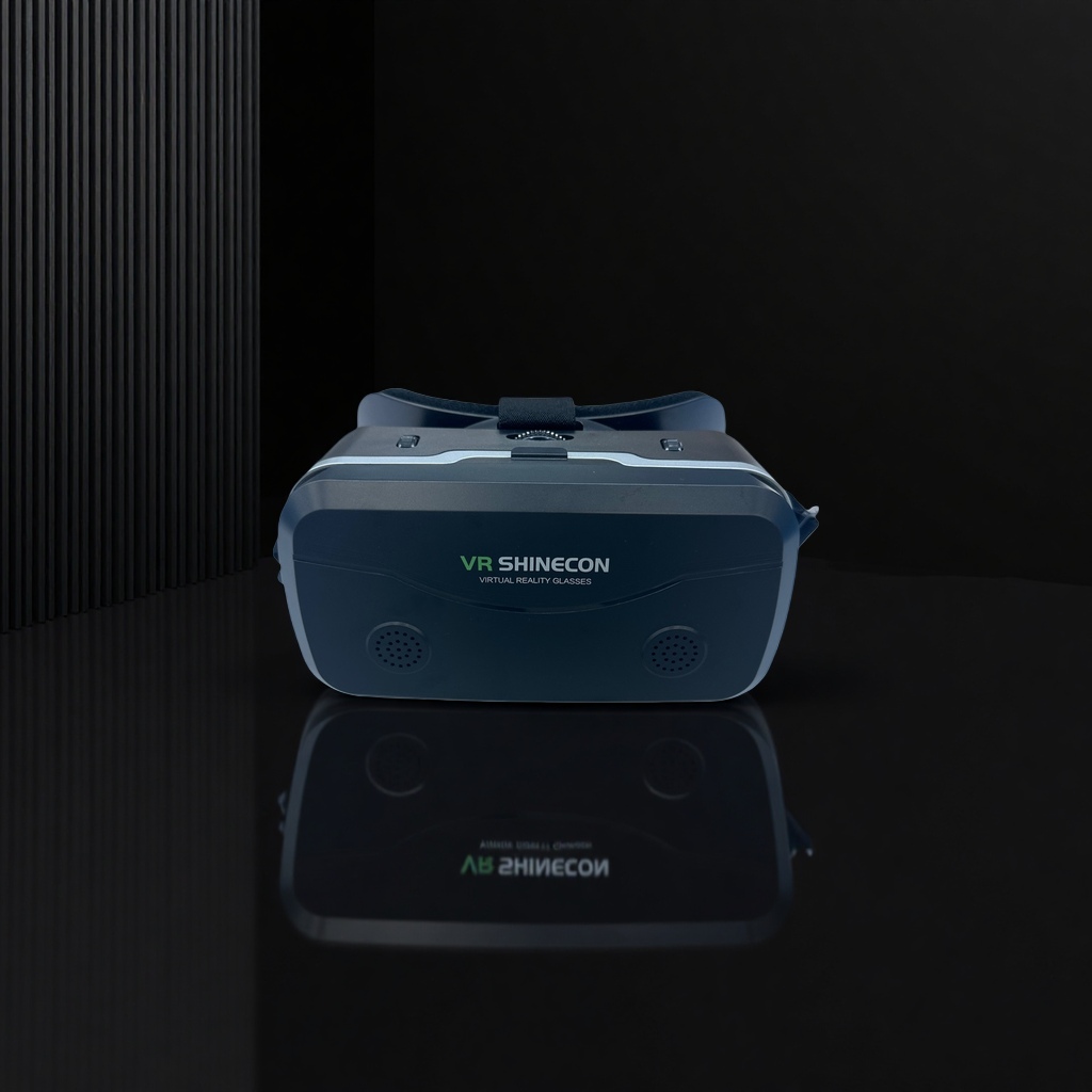 The black VR glasses are lightweight, comfortable and do not press on the face even after long-term wear. They are compatible with mainstream smartphones details Picture