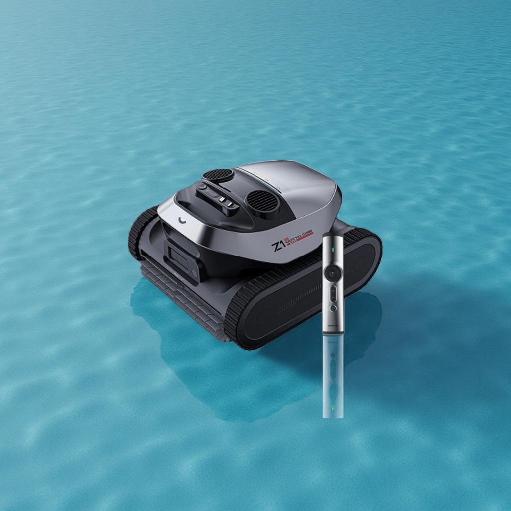 The swimming pool cleaning robot is fully automatic for suction and scrubbing, capable of climbing walls, and operates quietly and efficiently Application Scenario