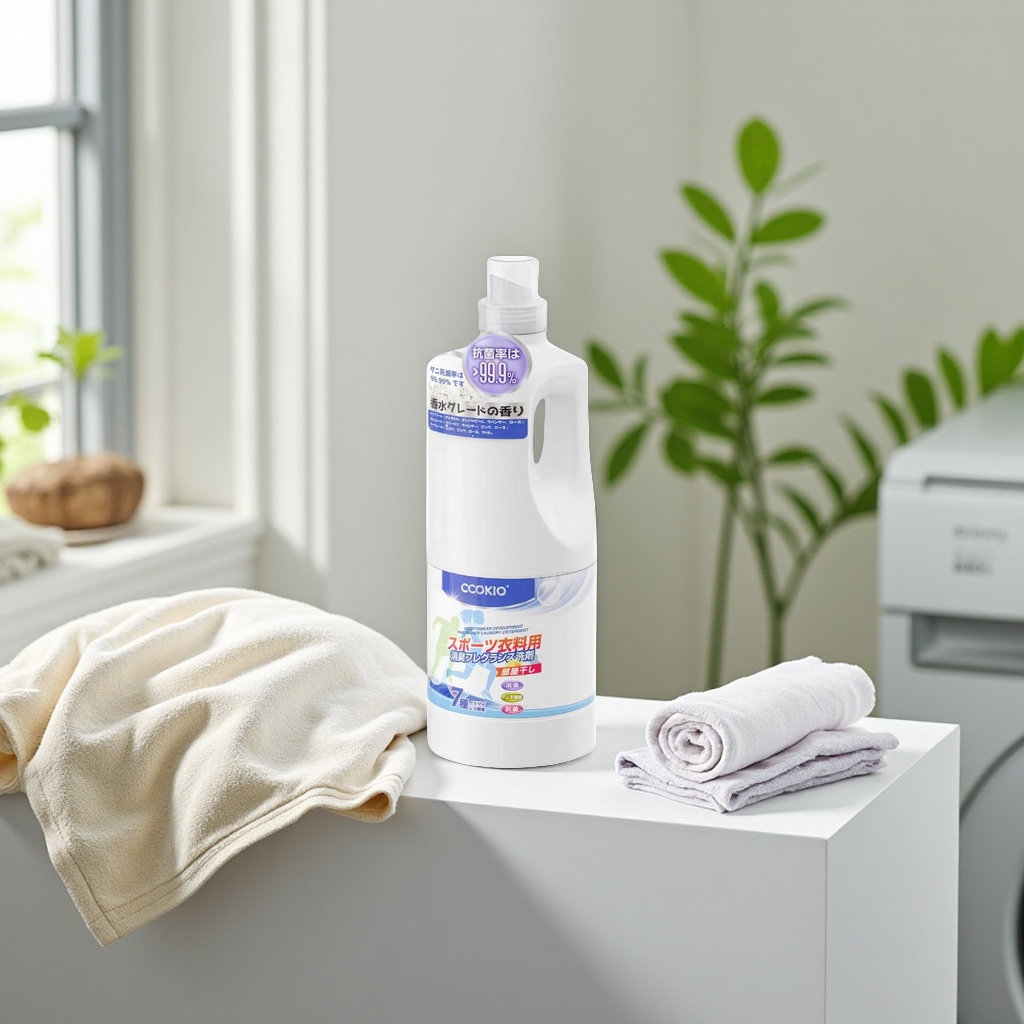 Japanese CCOKIO sports laundry detergent, antibacterial, deodorizing and swearing-removing, is a special cleaning liquid for sports clothing and fitness wear Specification image