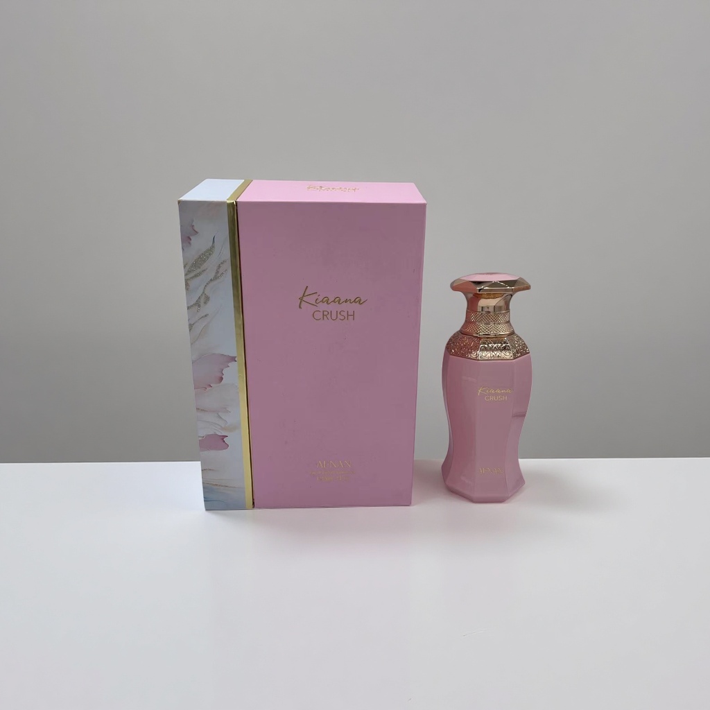 Kiaana CRUSH pink gold perfume bottle with gift box pink packaging box details Picture