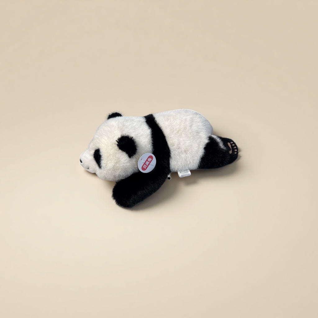 Black and white panda plush toy, cute throw pillow, fabric home decoration gift Application Scenario