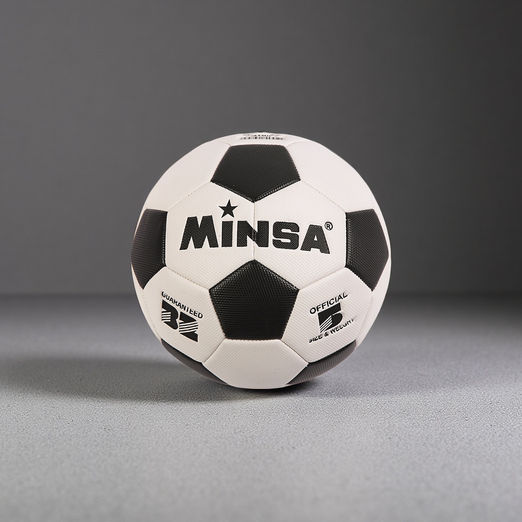 Standard size of PVC material for black and white football training and competition Specification image