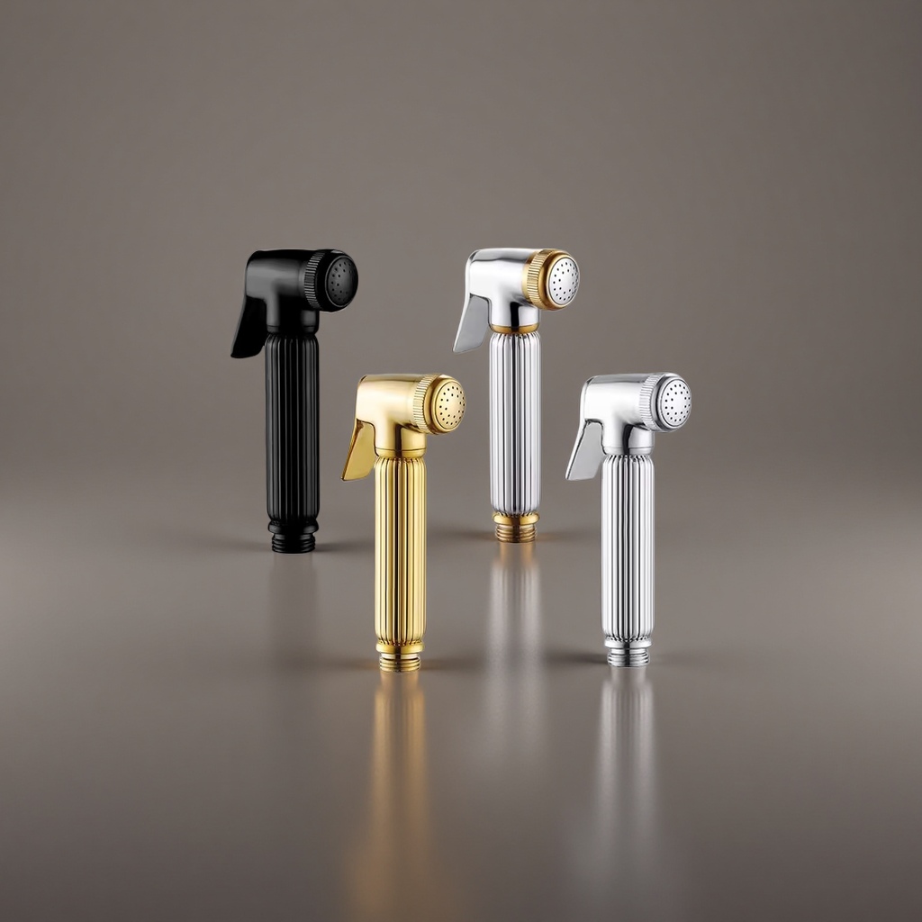 Black, gold, silver, gold plating, silver nozzle details Picture