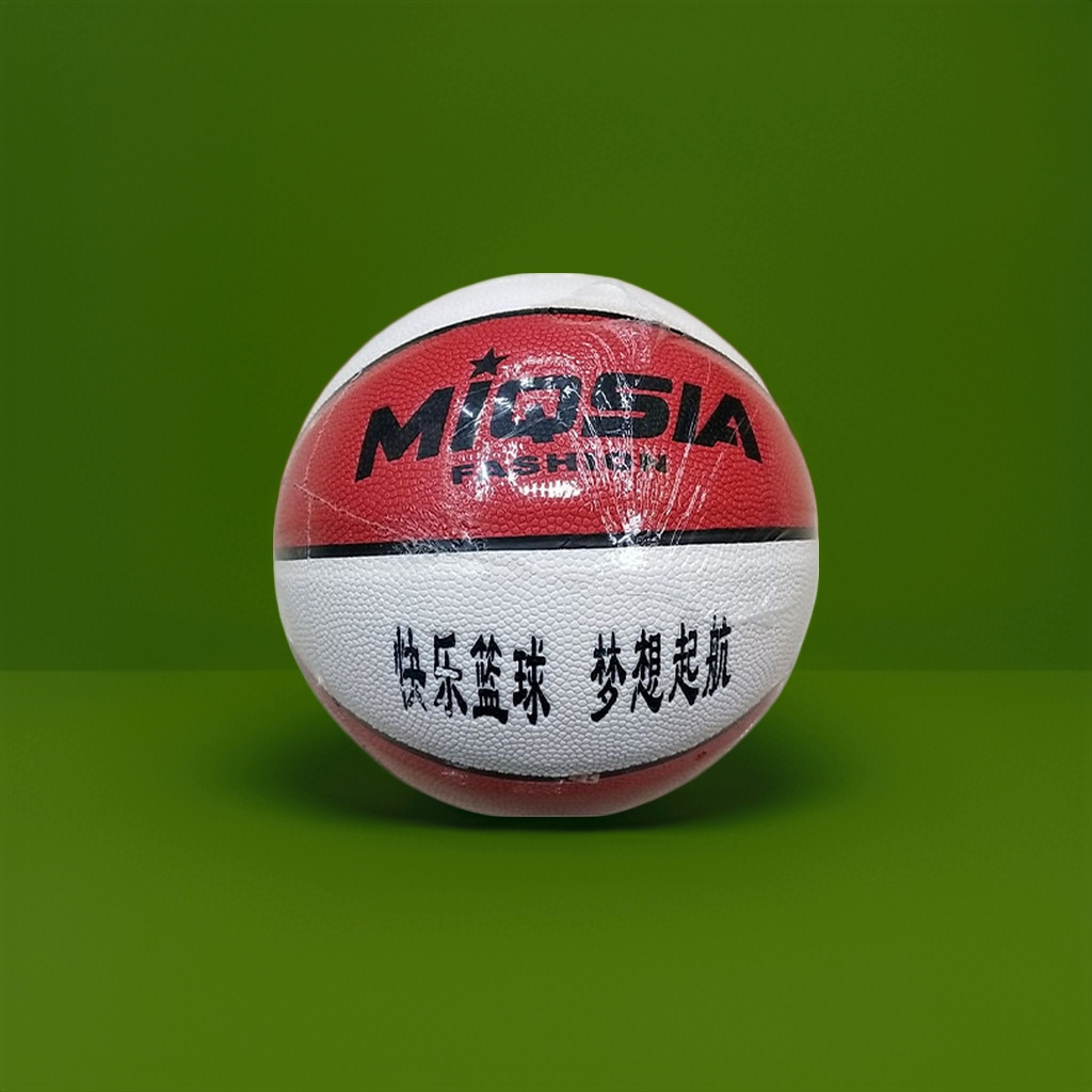 红白相间篮球细节图